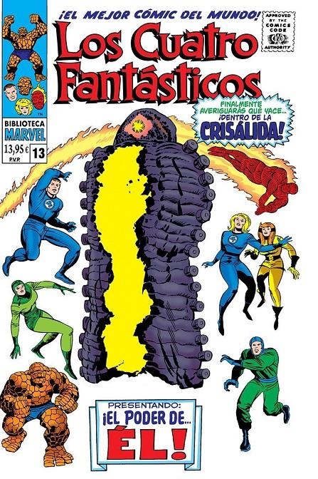 2AMA BIBLIOTECA MARVEL LOS 4 FANTÁSTICOS # 13 DE 1967 | 9999900136944 | STAN LEE - JACK KIRBY | Universal Cómics