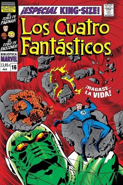 2AMA BIBLIOTECA MARVEL LOS 4 FANTÁSTICOS # 16 DE 1968 A 1969 | 9999900136968 | STAN LEE - JACK KIRBY | Universal Cómics