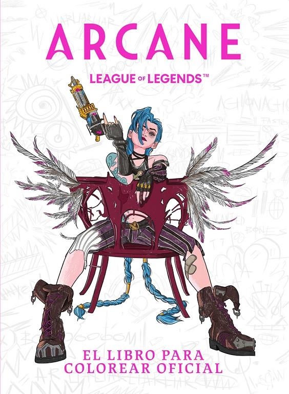 ARCANE, LEAGUE OF LEGENDS EL LIBRO PARA COLOREAR OFICIAL | 9788467985306 | CHUI KANELA | Universal Cómics