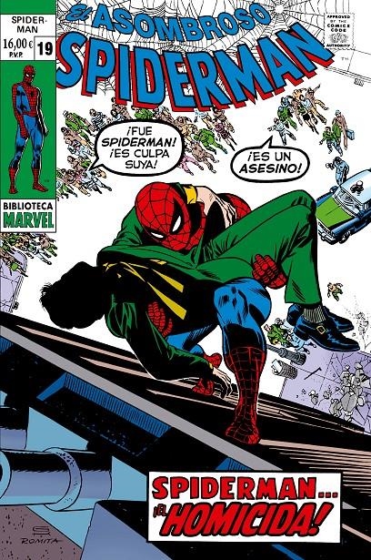 BIBLIOTECA MARVEL EL ASOMBROSO SPIDERMAN # 19 | 9791370584139 | JOHN ROMITA SR - STAN LEE - GIL KANE