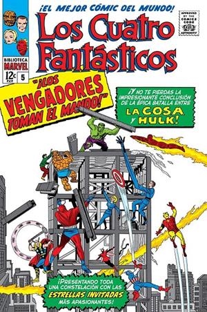 2AMA BIBLIOTECA MARVEL LOS 4 FANTÁSTICOS # 05 DE 1963 A 1964 | 9999900137415 | STAN LEE - JACK KIRBY - OTROS | Universal Cómics