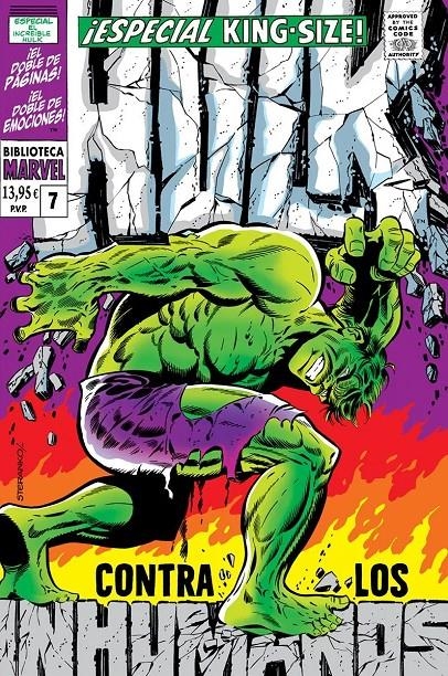 2AMA BIBLIOTECA MARVEL EL INCREÍBLE HULK # 07 DE 1968 A 1969 | 9999900137439 | STAN LEE - FRANK GIACOIA - GARY FRIEDRICH - HERB TRIMPE - MARIE SEVERIN | Universal Cómics