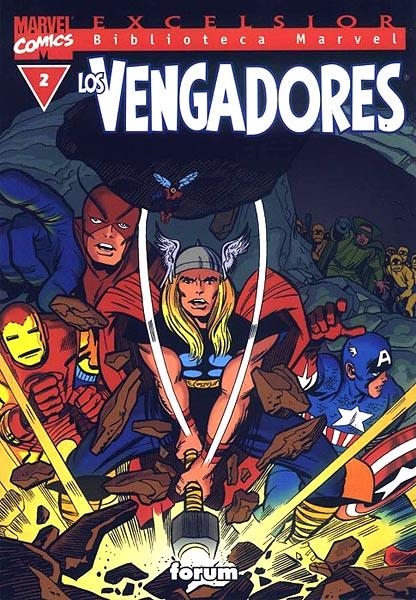 BIBLIOTECA MARVEL VENGADORES # 02 | 978843958971610002 | STAN LEE - JACK KIRBY - DON HECK | Universal Cómics