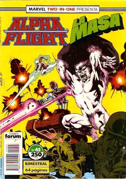 ALPHA FLIGHT VOLUMEN I # 45 | 978843950512900045 | BILL MANTLO - JUNE BRIGMAN - AL MILGROM - STEVE GEIGER