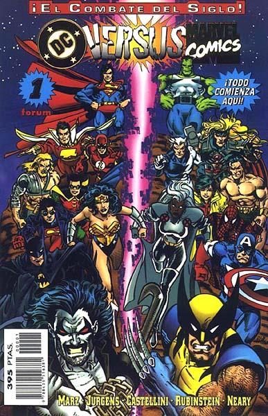 AMALGAM MARVEL VS DC # 01 | 978843955638100001 | RON MARZ - PETER DAVID - DAN JURGENS - CLAUDIO CASTELLINI | Universal Cómics