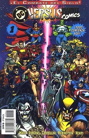 AMALGAM MARVEL VS DC # 01 | 978843955638100001 | RON MARZ - PETER DAVID - DAN JURGENS - CLAUDIO CASTELLINI | Universal Cómics