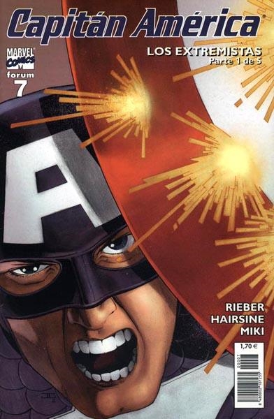 CAPITÁN AMÉRICA VOL VI MARVEL KNIGHTS # 07 | 848000210723500007 | JOHN NEY RIEBER - TREVOR HAIRSINE - DANNY MIKI