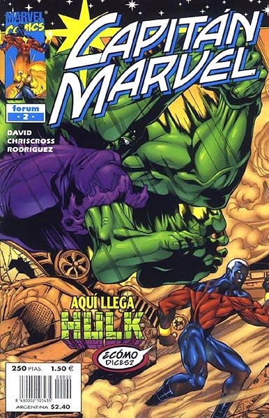 CAPITÁN MARVEL VOLUMEN I # 02 | 848000210343500002 | PETER DAVID - CHRISCROSS - ANIBAL RODRIGUEZ | Universal Cómics