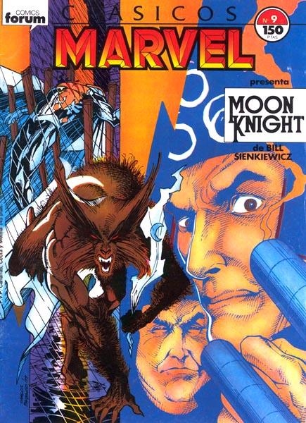 CLÁSICOS MARVEL # 09 CABALLERO LUNA | 978843950921900009 | DOUG MOENCH - BILL SIENKIEWICZ | Universal Cómics