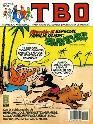 TBO EDICIONES B # 028 | 842000904250400028 | VAZQUEZ - COLL - SEMPRE - F. PEREZ NAVARRO - SABATES - VARIOS AUTORES