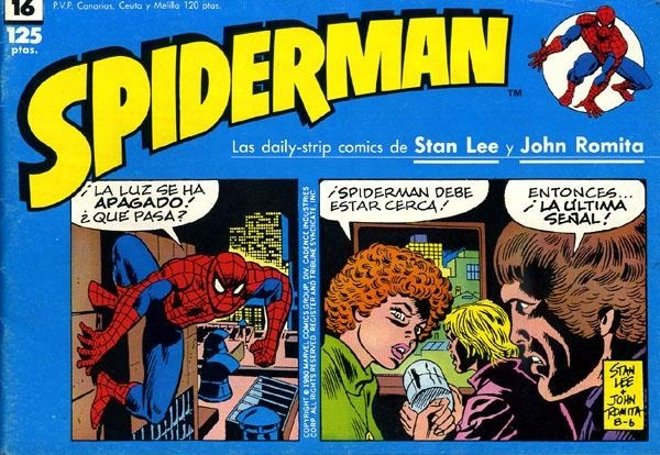 SPIDERMAN TIRAS DE PRENSA # 16 | 978843951076510016 | STAN LEE  -  JOHN ROMITA