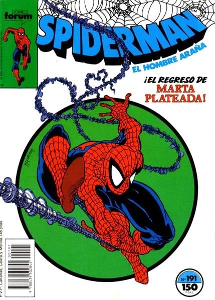 SPIDERMAN VOLUMEN I # 191 | 978843950284500191 | DAVID MICHELINIE - TODD MCFARLANE