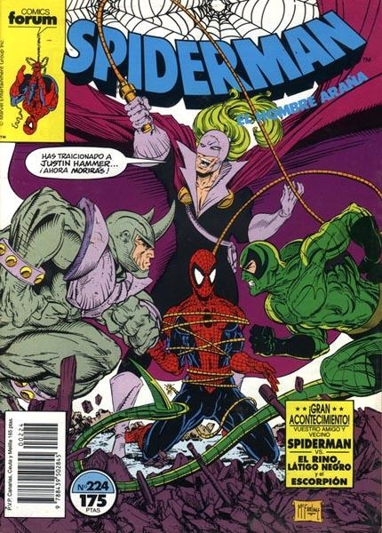 SPIDERMAN VOLUMEN I # 224 | 978843950284500224 | DAVID MICHELINIE - TODD MCFARLANE - GERRY CONWAY - MARK BAGLEY - KEITH WILLIAMS | Universal Cómics