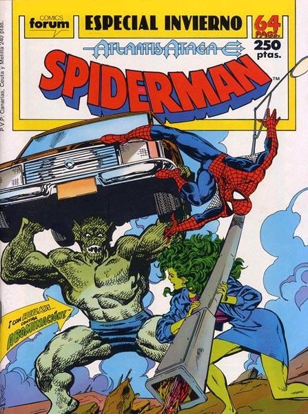 SPIDERMAN VOLUMEN I ESPECIAL INVIERNO 1989 ATLANTIS ATACA | 978843950284501005 | DAVID MICHELINIE - ROB LIEFELD - BOB WRIGHT | Universal Cómics