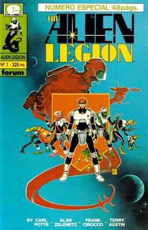 ALIEN LEGION # 01 | 848000202858500001 | CARL POTTS - TERRY AUSTIN | Universal Cómics