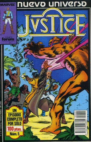 JUSTICE # 05 | 978843950680500005 | ARCHIE GOODWIN -  GEOFF ISHERWOOD - GERRY CONWAY - KEITH GIFFEN