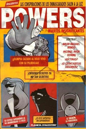 POWERS # 03 MUERTES INSIGNIFICANTES | 9788439528616 | BRIAN MICHAEL BENDIS  -  MIKE AVON OEMING | Universal Cómics