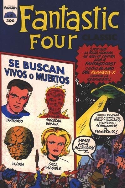 FANTASTIC FOUR CLASSIC # 04 | 848000202775500004 | STAN LEE  -  JACK KIRBY | Universal Cómics