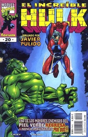 HULK VOLUMEN III # 20 | 848000214915000020 | JOE CASEY - JAVIER PULIDO - SEAN PARSONS | Universal Cómics