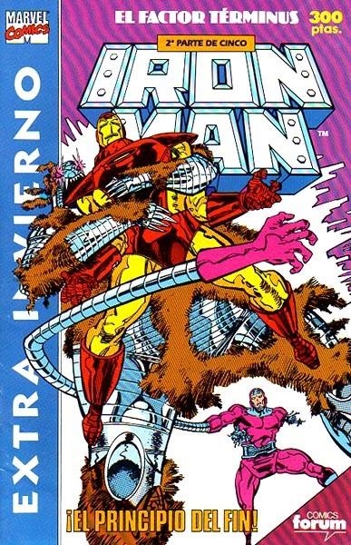 IRON MAN ESPECIAL INVIERNO 1991 EL  FACTOR TÉRMINUS # 02 | 978843950513601001 | ROY THOMAS - TOM MORGAN - STEVE DITKO - ROB TOKAR | Universal Cómics