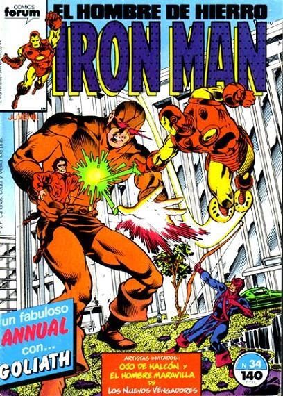 IRON MAN VOLUMEN I # 34 | 978843950513600034 | BOB HARRAS - DENNIS O`NEIL - LUKE MC DONNELL | Universal Cómics