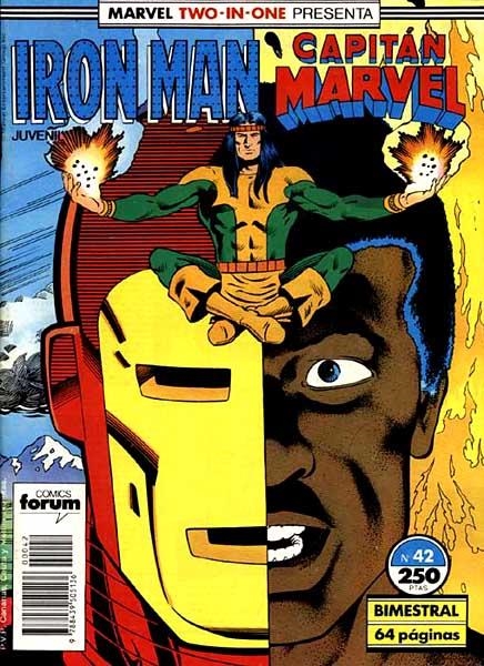 IRON MAN VOLUMEN I # 42 TWO IN ONE CAPITÁN MARVEL | 978843950513600042 | DENNIS O`NEIL - LUKE MC DONNELL - ROY THOMAS - GIL KANE - DAN ATKINS | Universal Cómics