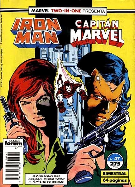 IRON MAN VOLUMEN I # 47 TWO IN ONE CAPITÁN MARVEL | 978843950513600047 | DENNIS O´NEILL - MARK D. BRIGHT -GERRY CONWAY - DAVID BORING
