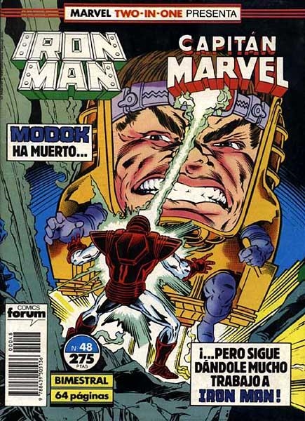 IRON MAN VOLUMEN I # 48 TWO IN ONE CAPITÁN MARVEL | 978843950513600048 | DENNIS O´NEILL - MARK D. BRIGHT - MARV WOLFMAN - WAYNE BORING | Universal Cómics