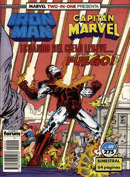 IRON MAN VOLUMEN I # 49 TWO IN ONE CAPITÁN MARVEL | 978843950513600049 | DENNIS O´NEILL - MARK D. BRIGHT - MIKE FRIEDRICH - JIM STARLIN | Universal Cómics