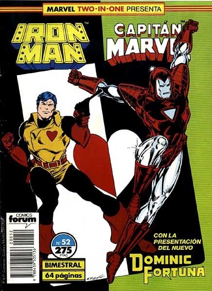 IRON MAN VOLUMEN I # 52 TWO IN ONE CAPITÁN MARVEL | 978843950513600052 | DANNY FINGEROTH - JAVIER SALTARES - KYLE BAKER - JIM STARLIN - MIKE FRIED -  DANNY FINGEROTH - TOM M | Universal Cómics