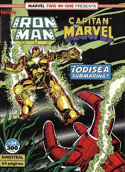 IRON MAN VOLUMEN I # 54 TWO IN ONE CAPITÁN MARVEL | 978843950513600054 | DAVID MICHELINIE - M.D. BRIGHT - DAVID MICHELINIE - BOB LAYTON - ROY THOMAS  -  GIL KANE | Universal Cómics