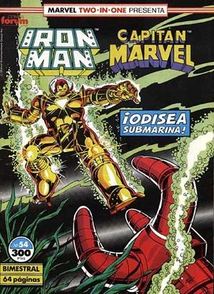 IRON MAN VOLUMEN I # 54 TWO IN ONE CAPITÁN MARVEL | 978843950513600054 | DAVID MICHELINIE - M.D. BRIGHT - DAVID MICHELINIE - BOB LAYTON - ROY THOMAS  -  GIL KANE | Universal Cómics
