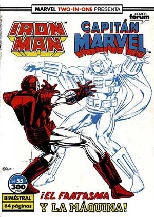 IRON MAN VOLUMEN I # 55 TWO IN ONE CAPITÁN MARVEL | 978843950513600055 | DAVID MICHELINIE - BOB LAYTON -  ROY THOMAS  -  GIL KANE | Universal Cómics