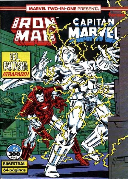 IRON MAN VOLUMEN I # 56 TWO IN ONE CAPITÁN MARVEL | 978843950513600056 | DAVID MICHELINIE - MARK D. BRIGHT - BOB LAYTON -  JIM STARLIN - MIKE FRIEDRICH | Universal Cómics