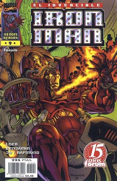 IRON MAN VOLUMEN III HÉROES REBORN # 09 | 848000216895300009 | JEPH LOEB - RYAN BENJAMIN