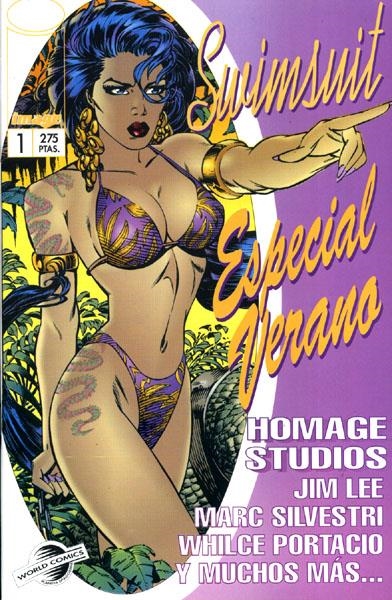 SWIMSUIT ESPECIAL VERANO HOMAGE STUDIOS 1994 | 978843953402000001 | JIM LEE - MARC SILVESTRI - WHILCE PORTACIO - VARIOS ARTISTAS