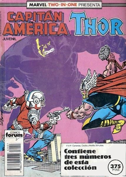 RETAPADO CAPITAN AMERICA VOL I # 12 (54-56) | 34214 | WALTER SIMONSON  -  SAL BUSCEMA  -  VARIOS AUTORES | Universal Cómics