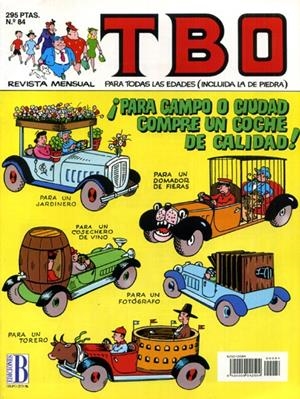 TBO EDICIONES B # 084 | 842000904250400084 | VAZQUEZ - COLL - SEMPRE - F. PEREZ NAVARRO - SABATES - VARIOS AUTORES