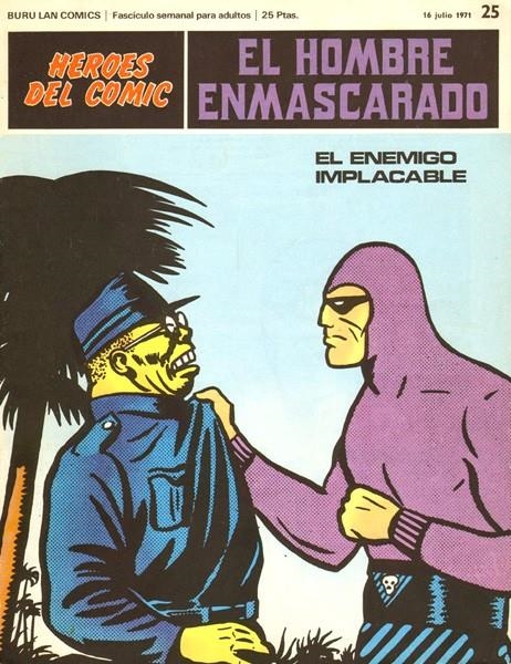 EL HOMBRE ENMASCARADO # 25 | 38168 | LEE FALK  -  RAY MOORE