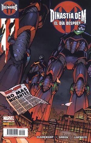 DINASTÍA DE M EL DÍA DESPUÉS, DIEZMADOS | 977000534200900001 | CHRIS CLAREMONT - RANDY GREEN - AARON LOPRESTI | Universal Cómics