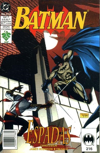 BATMAN # 216 ESPADAS PARTE 3 | 10754 | JAMES ROBINSON - TIM SALE | Universal Cómics