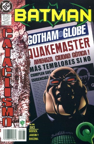 BATMAN # 285 CATACLISMO PARTE 12 | 750998240064600285 | VARIOS AUTORES