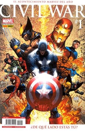 CIVIL WAR # 01 | 977000535000400001 | MARK MILLAR - STEVE McNIVEN - DEXTER VINES - MORRY HOLLOWELL | Universal Cómics