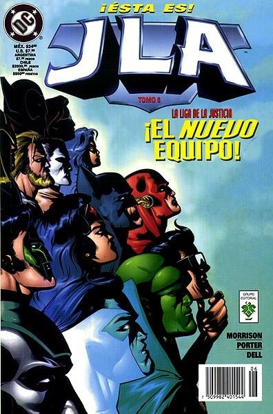 JLA # 06 ¡EL NUEVO EQUIPO! | 750998240154406 | GRANT MORRISON  -   HAROLD POTTER | Universal Cómics