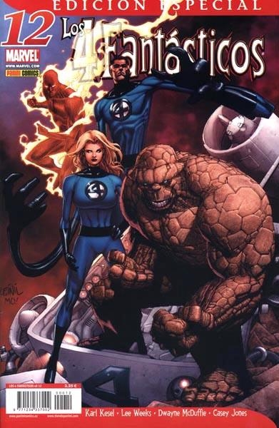 LOS 4 FANTÁSTICOS VOL 6 # 12 ED ESPECIAL | 977123433700200012 | KARL KESEL  -  DWAYNE MCDUFFIE  -  LEE WEEKS  -  CASEY JONES