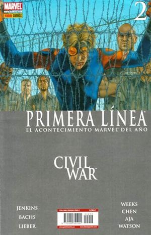 CIVIL WAR PRIMERA LÍNEA # 02 | 977000535100100002 | PAUL JENKINS  -  RAMON F. BACHS - STEVE LIEBER - LEE WEEKS - SEAN CHEN - DAVID AJA | Universal Cómics