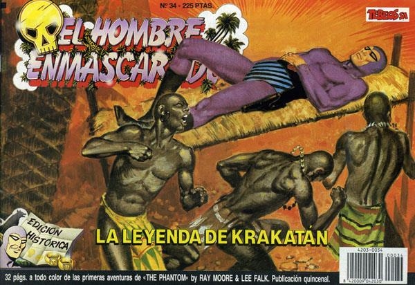 HOMBRE ENMASCARADO # 34 | 842000904203000034 | RAY MOORE - SY BARRY -  WILSON MCCOY - LEE FALK | Universal Cómics