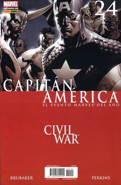 CAPITÁN AMÉRICA VOL 7 # 24 | 977000532400500024 | ED BRUBAKER - MIKE PERKINS | Universal Cómics