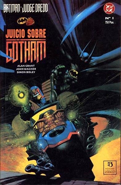 BATMAN JUEZ DREDD JUICIO SOBRE GOTHAM | 9788446800507 | ALAN GRANT - JOHN WAGNER - SIMON BISLEY | Universal Cómics