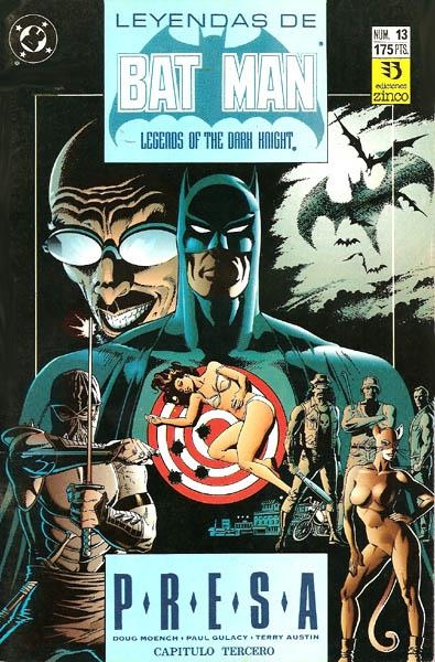 LEYENDAS DE BATMAN # 13 PRESA # 03 | 841409011457800013 | DOUG MOENCH  -  PAUL GULACY